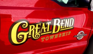 Great Bend Township Door Lettering